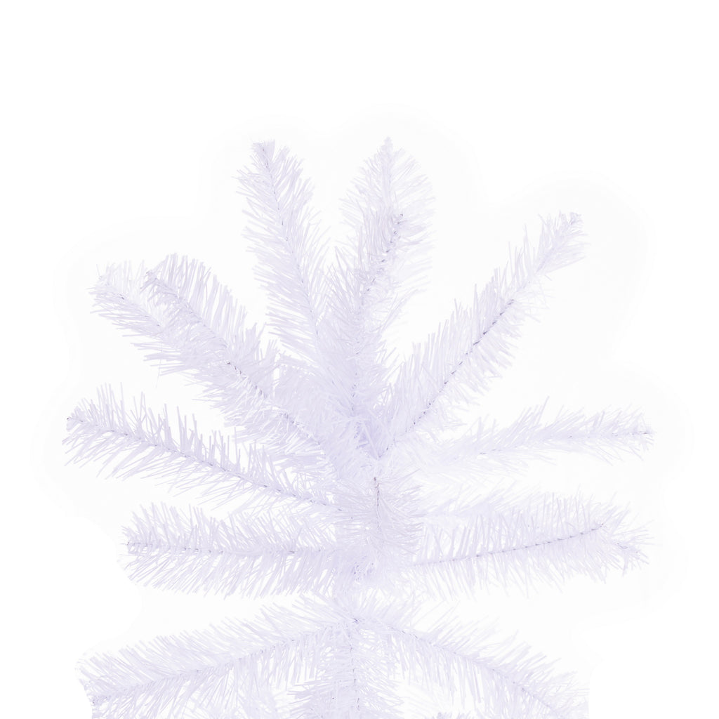 Vickerman 9.5' White Salem Pencil Pine Artificial Christmas Tree, Unlit