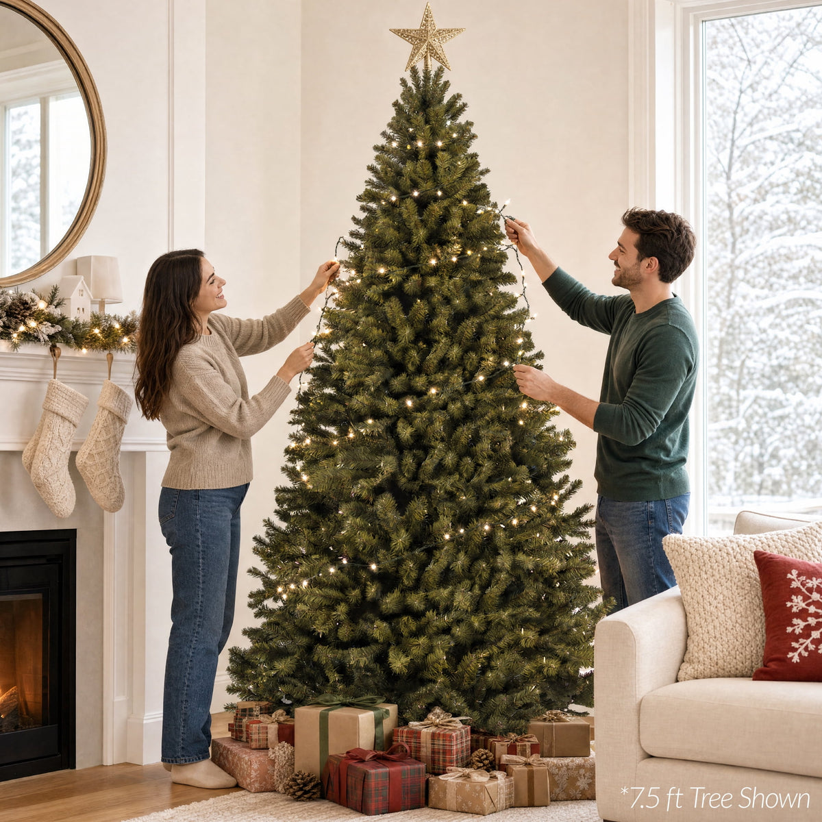 Best Choice Products 6Ft Artificial Christmas Tree, Premium Unlit Realistic Spruce Holiday Decor w/ Dense Branches