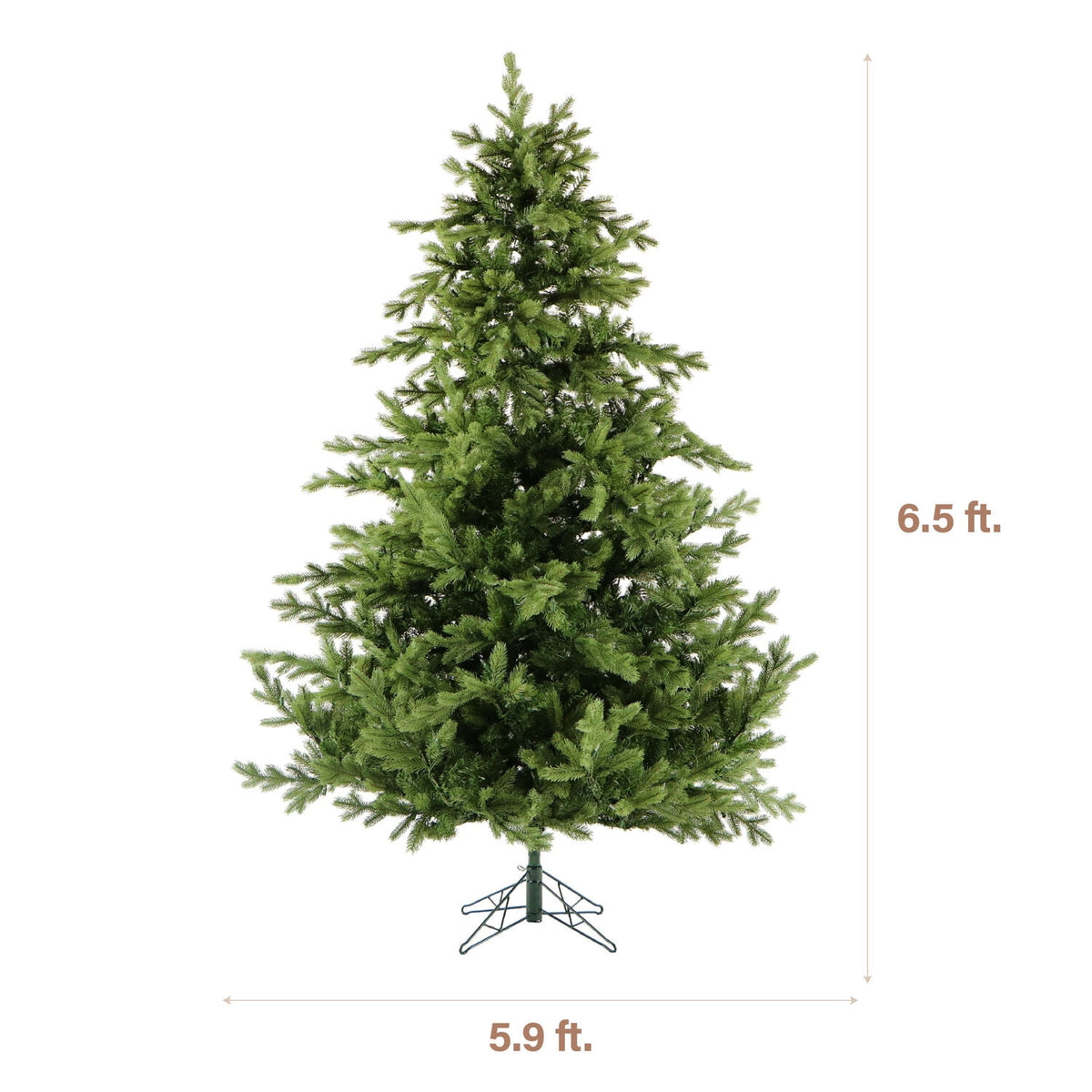Fraser Hill Farm 6.5-Ft. Foxtail Pine Christmas Tree, FFFX065-0GR