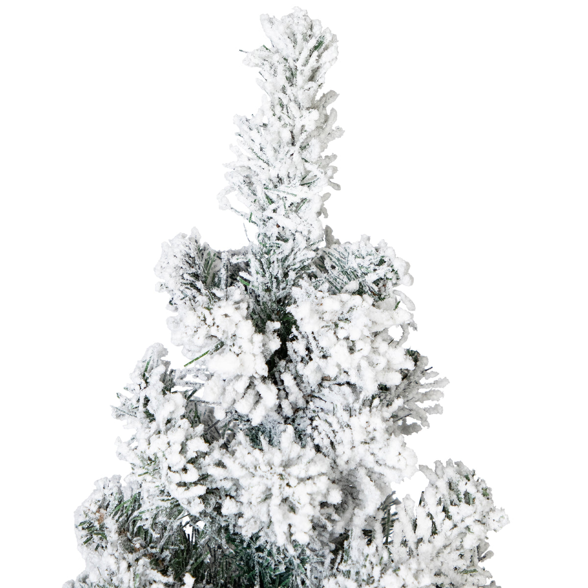 Northlight Pencil Flocked Pine Artificial Christmas Tree - 6' - Unlit