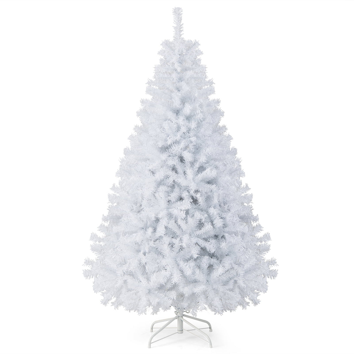 Costway 9Ft Hinged Artificial Christmas Tree Pine Tree 2132 Tips Metal