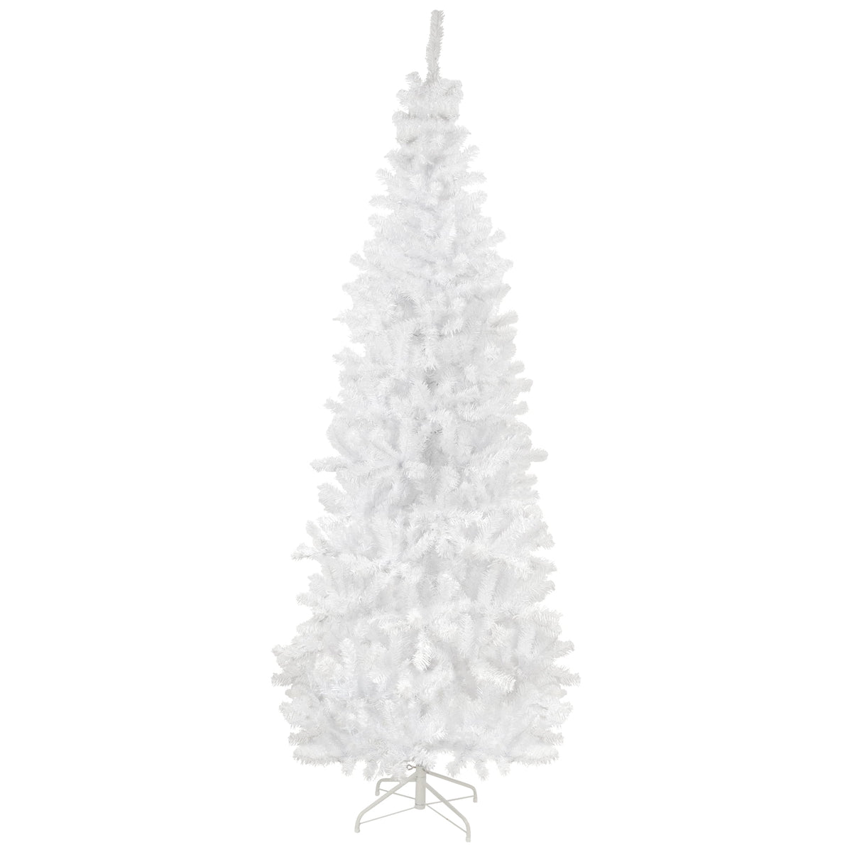 Northlight Slim White Georgian Pine Artificial Christmas Tree - 6.5' - Unlit