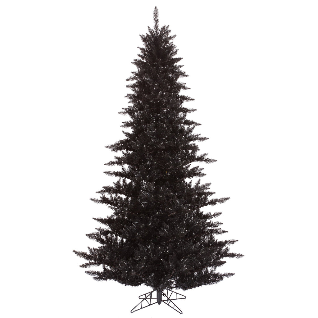 Vickerman 4.5' Black Fir Artificial Christmas Tree, Unlit