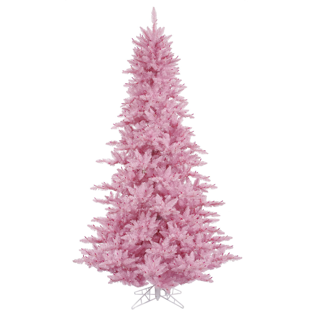 Vickerman 4.5' Pink Fir Artificial Christmas Tree, Unlit