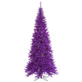 Vickerman 4.5' Purple Fir Slim Artificial Christmas Tree, Unlit