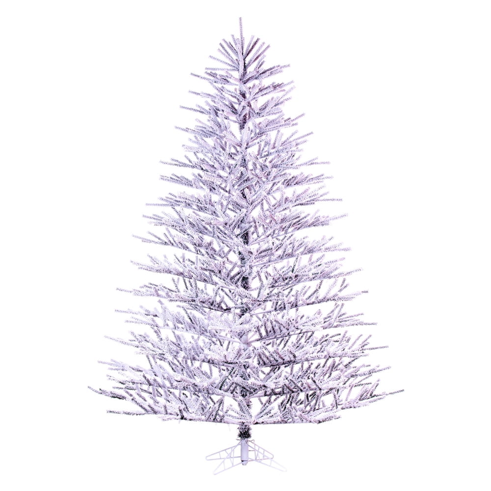 Vickerman 4.5' x 43" Flocked Pistol Pine Artificial Unlit Christmas Tree.