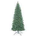 Vickerman 5.5' Oregon Fir Slim Artificial Christmas Tree Unlit, Faux Christmas Tree, Seasonal Indoor Home Decor