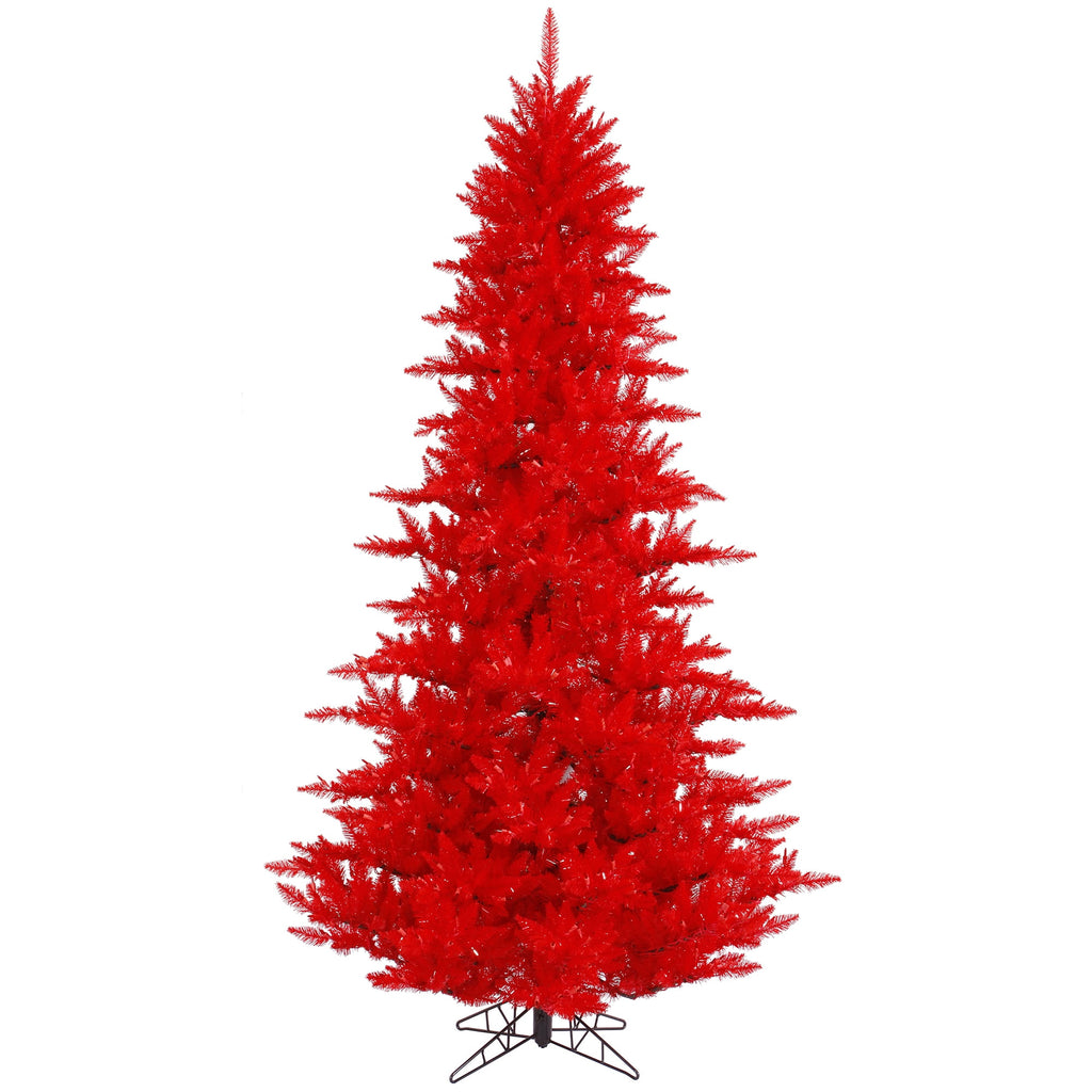 Vickerman 6.5' Red Fir Artificial Christmas Tree, Unlit
