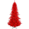 Vickerman 6.5' Red Fir Artificial Christmas Tree, Unlit