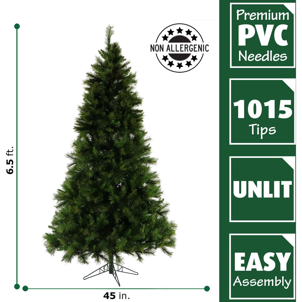 Fraser Hill Farm 6.5-Ft. Canyon Pine Christmas Tree, FFCM065-0GR