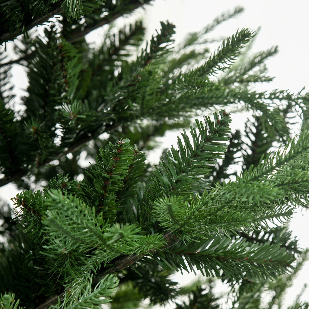 HOMCOM Artificial Christmas Tree Holiday Xmas Tree with Pine Shape
