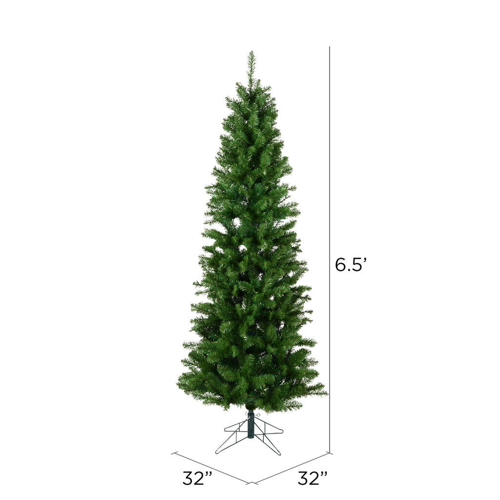 Vickerman 6.5' Salem Pencil Pine Artificial Christmas Tree, Unlit